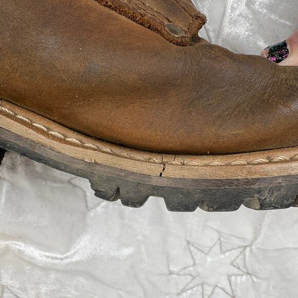 Carolina Men's Elm 8" Waterproof Leather Lace Up Logger Boots Size 8 - Picture 9 of 9